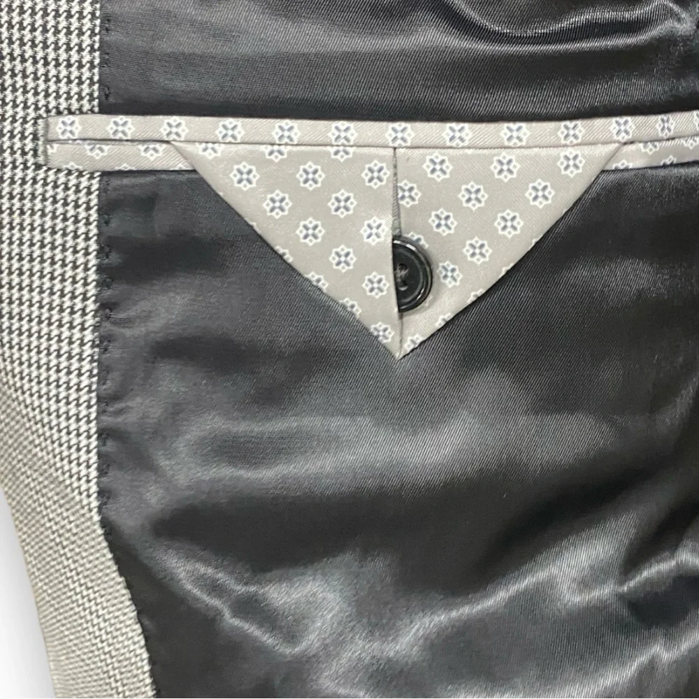 LAUREN RALPH LAUREN Mini Houndstooth Sports Jacket 46 R - Picture 5 of 10